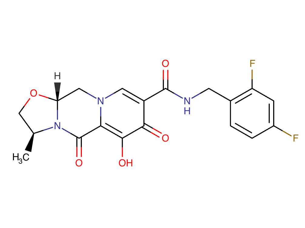Cabotegravir Chemical Structure